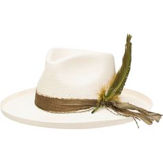 Crafted from Shantung straw, the Stetson Free Thinker Hat is no riverboat gambler when it comes to style and comfort. The laidback straw construction ensures breathable comfort in humid conditions, while the removable feather allows you to customize your flair. White Toquilla Straw Country Fedora, Beach Hats With Feathers And Wide Brim, Wide Brim Beach Hat With Feathers, Feathered Hat Bands For Beach With Curved Brim, Feathered Hat Bands With Curved Brim For The Beach, Western Summer Hats With Feathers, Western Summer Hat With Feathers, Summer Hat Bands With Feathers For Country Events, Feathered Hat Bands For Country Events In Summer