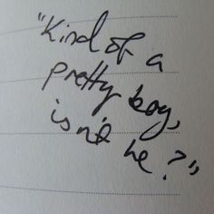 writing on a piece of paper that says, kind of a party boy is in the bag?