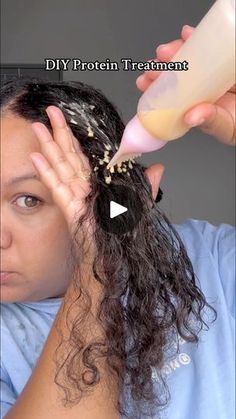 1.2M views · 14K reactions | DIY Protein Treatment for damaged hair #diy | Afrolecia Oliver | Giulio Cercato · Echoes Of Us Damaged Hair Diy, Hair Diy, Personal Grooming, Home Health Remedies, Home Health, Health Remedies, Damaged Hair, Natural Hair, Beauty Hacks