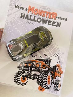 Rev up your Halloween celebrations with this exciting Monster Truck-themed Halloween Favor Bag! Perfect for monster jam lovers and little truck enthusiasts, this favor bag comes with a fun sensory gift that will be the highlight of any Halloween party or trick-or-treat event. Each bag includes a truck-themed gift, making it the perfect addition to a classroom treat or as a non-candy favor for elementary preschool and kindergarten kids. Whether you're planning a cars birthday party, a monster jam Monster Truck Party Favors, Halloween Kids Party, Truck Party Favors, Halloween Favor Bag, Crocodile Animal, Halloween Favor, Monster Truck Party, Classroom Treats, Gift Making