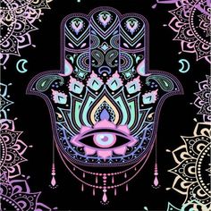 a hamsa with an eye on it