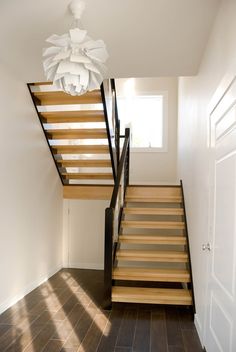 House Stairs Ideas, Tiny House Stairs Ideas, Scale Loft, Interior Stair Railing, Tiny House Stairs, House Staircase, Stairs Ideas, Escalier Design