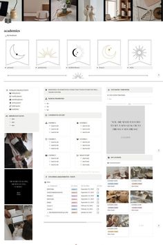 Aesthetic Notion Planner - Academic Planner n Pretty Notion, Beige Notion, Dark Academia Notion, Academia Notion, Budget Planner Worksheet, Student Notion Template, Notion Study, School Notion, Planner Template Aesthetic