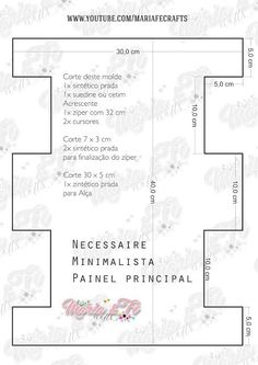 a paper cutout with the measurements for each piece