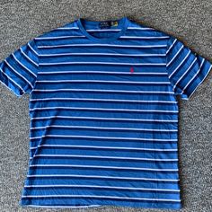 Brand New With Tags Size Mens Medium Never Worn Polo Tees, Ralph Lauren Blue, Ralph Lauren Polo, Ralph Lauren Shirt, Ralph Lauren Men, Polo Ralph Lauren, Color Blue, Tee Shirts, Ralph Lauren