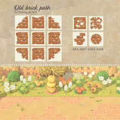 an old brick path is shown in this screenshot from the game winnie and pooh