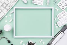 Medical Frame, Pharmacy Art, Empty Frame, Retro Crafts, Photo Arrangement, Craft Label, Medical Wallpaper, Empty Frames, Photoshop Design Ideas