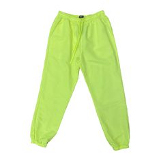 Description Track pants from Delusions of Grandeur. Premium, relaxed fit. Iconic Details Waist tie & Ankle bands Fabric 100% Polyester Color Neon Green / Neon Pink / Neon Yellow Neon Pants, Green Sweatpants, Green Neon, Pink Neon, Neon Yellow, Neon Green, Waist Tie, Neon Pink, Track Pants