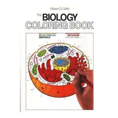 the biology coloring book is shown