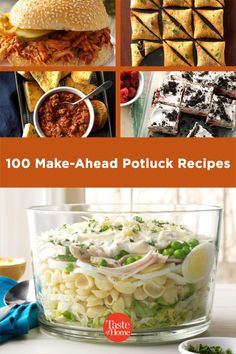 the top 10 make - ahead potluck recipes