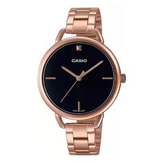 CASIO Quartz Waterproof Womens Analog Black Watch Casio Quartz, Baby G, Stainless Steel Mesh, Steel Mesh, Casual Watches, G Shock, Watch Model, Black Watch, Stylish Sneakers