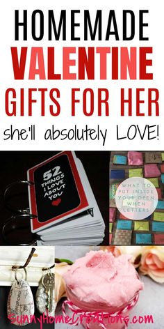 valentine's gifts for her that are easy to make