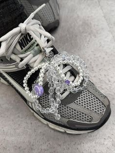 Composition : acrylic / glass pearl / steelCountry of Origin : Republic of Korea Shoes Charm, All About Shoes, Tomboy Fashion, Formal Outfit, Shoe Charms, Cute Sweaters, Shoe Lover, Sneakers Fashion, High Fashion