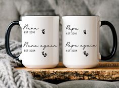 Second Pregnancy Announcement Grandparents Again Baby Announcement Nana Pregnancy Announcement Nana Again Gift Idea Nana and Papa Gift - Etsy Second Pregnancy Announcement, Second Pregnancy Announcements, Pregnancy Announcement Grandparents, Baby Announcement To Parents, Pregnancy Announcement To Parents, Fun Pregnancy Announcement