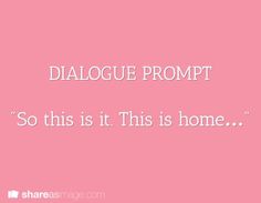 a pink background with the words dialique pompt so this is it this is home