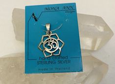 Sterling Silver OM OHM Pendant. Condition is New with tags. Shipped with USPS Ground Advantage. Ohm Pendant, Fine Jewellery Necklace, Flower Pendant, Jewelry Necklace Pendant, Jewelry Watches, Fine Jewelry, Jewelry Necklaces, Pendant Necklace, Sterling Silver