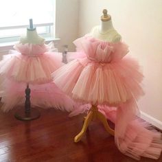 Tulle Pageant Dress With Ruffles For Wedding, Wedding Pageant Dress With Ruffles And Tulle, Wedding Pageant Dress With Ruffles, Pink Organza Princess Dress For Wedding, Tulle Princess Dress For Wedding, Princess Style Tulle Dress For Wedding, Pink Tulle Gown For Dress-up Occasions, Pink Tulle Gown For Dress-up, Princess Style Tutu Dress With Ruffles For Wedding