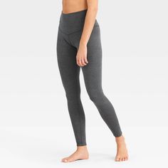 The Natalie legging is a timeless piece that you will love wearing year-round. Its soft brushed front and back fabric is perfect being worn on its own or as a layering piece when the weather gets chilly. The high waist design makes for a seamless look as the wide waistband moves with you for added comfort. It also has a hidden key pocket to take with you your essentials when on the go 86% waterless dye polyester / 14% spandex Full Length Yoga Bottoms For Winter, Snug Full-length Bottoms For Fall, Snug Fit Solid Bottoms For Pilates, Gray Full-length Tights For Loungewear, Gray Full Length Tights For Loungewear, Full Length Gray Tights For Loungewear, Tight Yoga Bottoms With 5-inch Inseam, Snug Fit Full Length Bottoms For Pilates, Full Length Snug Fit Bottoms For Pilates