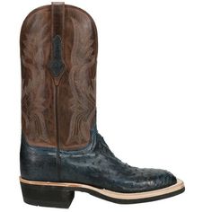 Cliff is a full quill horseman boot with tonal stitching and is hand stained after construction for a unique finish. The Lucchese hand-stained collection features styles that are individually dyed by their expert artists for their unique finish. Because of the nature of these specialty formulas and hand-done finishes, each pair is one-of-a-kind. Size: 9.5.  Color: Brown.  Gender: male.  Age Group: adult. Justin Boots, Square Toe Boots, Mid Calf, Casual Boots, Boots Men, Clothing And Shoes, Shoes Mens, Cowboy, Ankle Boots