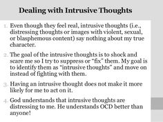 Intrusive thoughts How To Get Rid Of Intrusive, Quotes On Intrusive Thoughts