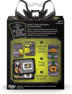 an assortment of halloween themed items in a package with instructions on how to use them