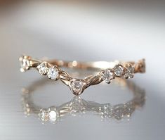 a close up view of a diamond ring