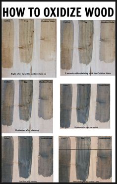 how to oxidize wood for furniture and home decor with step by step instructions