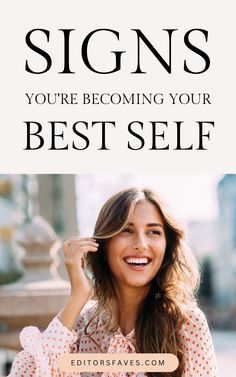 You might be surprised to realize the signs you're becoming your best self. 

Personal growth is a lifelong journey, but a rewarding one. Along this journey, we encounter signs that indicate our progress and evolution.

If you’re going along that journey, you might be looking for signs that it’s actually working. 

Here are some exciting signs you're becoming your best self, and that your glow-up is working! Becoming Your Best Self, Self Confidence Tips, How To Stop Procrastinating, Confidence Tips, Glow Up Tips, The Signs, Self Improvement Tips, Best Self