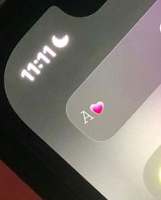 an iphone screen with the message i love you on it and heart stickers attached