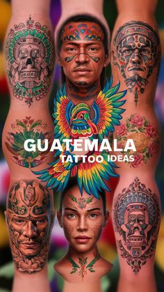 Discover stunning Guatemala Tattoo Ideas! 🌺✨ From vibrant Quetzal designs to beautiful flower tattoos for both men and women, find inspiration to express your love for Guatemala! 💖✍️ #GuatemalaTattoo