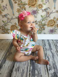 Flutter Sleeve onesie....ON SALE...Ruffle sleeve by Ellasbows Kids Sewing, Baby Photo Ideas, Baby Pregnancy, Future Children, Me Me Me, Baby Time, Play Ideas, All Kids