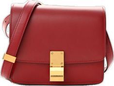 Celine Box Bag, Celine Box, Natural Tan, Bag Light, Box Bag, Deep Red, Flap Bag, Leather Interior, Belt Bag