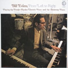 bill evans plays from left to right playing the fender - rod's electric piano and the stanley piano