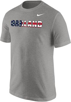 Show off your team pride in this Oakland University Golden Grizzlies Grey Americana Short Sleeve T Shirt! This Griz Short Sleeve Tee features a sreen print of team logo in American Flag pattern. Make sure everyone knows you root for the Golden Grizzlies with this Grey Griz T Shirt. Go Golden Grizzlies! Ring spun, combed cotton jersey, Rib knit collar with interior taping, Open sleeve hem, Athletic fit, Tagless crew neck collar, Screen print graphic, Unisex, Fit: True to Size, 100% Cotton, Machin Casual Cotton T-shirt In Athletic Heather, Collegiate Cotton Tri-blend T-shirt, Athletic Heather Cotton T-shirt With Team Spirit, Collegiate Style Spring T-shirt With Graphic Print, Casual T-shirt For Sports Events In Athletic Heather, Gray Team Spirit Cotton Top, Gray Cotton Team Spirit Top, Athletic Heather Graphic Cotton T-shirt, Cotton Athletic Heather T-shirt With Logo Print