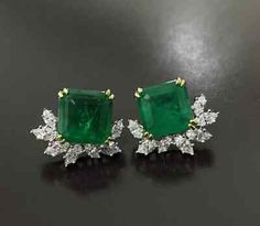 ad eBay - We reply within 24 hours. · If you are not satisfied with the received item. Emerald Stud Earrings, Emerald Earrings Drop, Earrings Emerald, Earrings Luxury, Engagement Earrings, Emerald Earrings Studs, Luxury Earrings, Gemstone Stud Earrings, Emerald Earrings