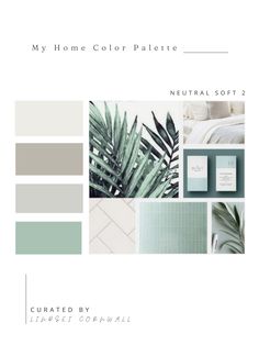 Paint color palettes Relaxing Color Palette Colour Schemes, Relaxing Spa Color Palette, Spa Color Scheme, Modern Coastal Color Palette, Seafoam Color Palette, Spa Color Palette, Mint Color Palette, Green Bathroom Colors, Spa Atmosphere