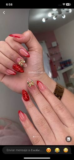 Ideas Para Uñas, Nails Red, Red Nails, Nail Inspo, Nail Ideas, Makeup Tutorial, Nail Art, Nails, Makeup