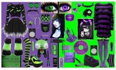 Scene Fits, Scene Fit, Outfits Alt, The Scene Aesthetic, Scene Clothes, Scenecore Art, Green Clothes, 2000s Scene, Scene Queen