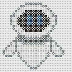 an image of a robot made up of circles and dots with the letter c on it