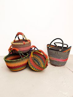 Discover our new selection of Bolha woven baskets They are handcrafted in the north of Ghana, more precisely in Upper Ghana on the border with Burkina Faso, by men and women of the Bolgatanga tribe. Bolga baskets are made from elephant grass (miscanthus) which grows in the wooded regions of the country. They have a braided or leather-covered handle depending on the model. They are perfect in a boho ethnic chic interior Dimensions approximately 30cm diameter x 30cm height Acquiring a handcrafted Bolga Basket, African Basket, Ethnic Chic, Decorative Basket, Interior Dimensions, Round Basket, Woven Baskets, African Baskets, Chic Interior