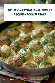 polish meatballs - klopski recipe - polish feast