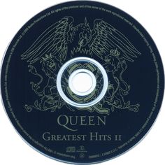 the cd cover for queen's greatest hits ii, with an eagle on it