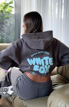 With Love For You Oversized Hoodie Volcanic Fox Hoodie, Wide Leg Sweatpants, Puff Print, Oversized Hoodie, White Fox, Maxi Dress Party, Turn Up, Oversize Hoodie, Hoodie Design