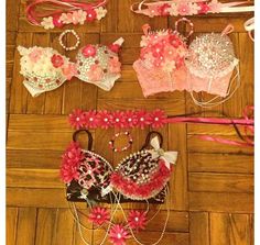 Bullet Bra Outfit, Rave Bra Diy, Pink Bombshell Bra, Rave Bras Hippie, Bra Ideas, Edc Las Vegas, Rave Festival Outfits