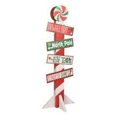 Beistle Christmas 3-D North Pole Directional Post Prop Christmas Contests, Winter Celebration, Elf Decorations, Reindeer Games, Christmas Photo Booth, Christmas Props, Photo Booth Prop, Fun Christmas Decorations, Christmas Party Supplies