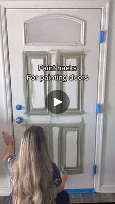 Paint Hacks, Painting Hacks, Indoor Paint, Paint Color Inspiration, Closet Makeover, Diy Home Repair, Door Makeover, Painting Kitchen Cabinets, Home Repairs