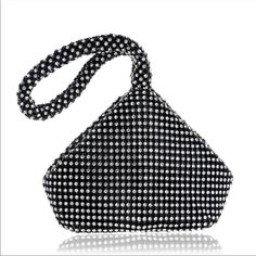 Soft Women Evening Bags Cover Open Style Lady Bridalmaid Handbags Purse Bag Clutch Black Gold Silver Party, Diamond Clutch, Money Purse, Party Handbags, Silver Clutch, Rhinestone Clutch, Silver Bags, Phone Cards, Wedding Purse