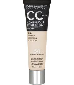 Description:#1 Dermatologist Recommended Coverage Brand&#x2C; Dermablend brings you Continuous Correction™ Tone-Evening CC Cream SPF 50+. This non-comedogenic CC Cream foundation provides skin tone coverage&#x2C; correction&#x2C; and protection. SKIN TONE FULL COVERAGE: Weightless and breathable&#x2C; this CC Cream gives a perfectly balanced and undetectable full coverage without clogging pores or weighing skin down. Fade&#04 Dermablend Cc Cream, Makeup Finds, Dream Reality, Cream Foundation, Sls Free Products, Skin Radiance, Dermatologist Recommended, Hawaii Vacation, Cc Cream