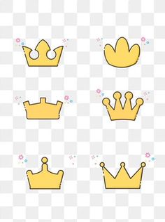 the crown icon is shown in yellow and white, with different crowns on each side