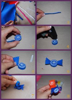 how to make an origami bow with ribbon and paper - crafting supplies